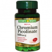  Nature's Bounty Chromium Picolinate 800  50 