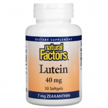  Natural Factors Lutein 40  30 